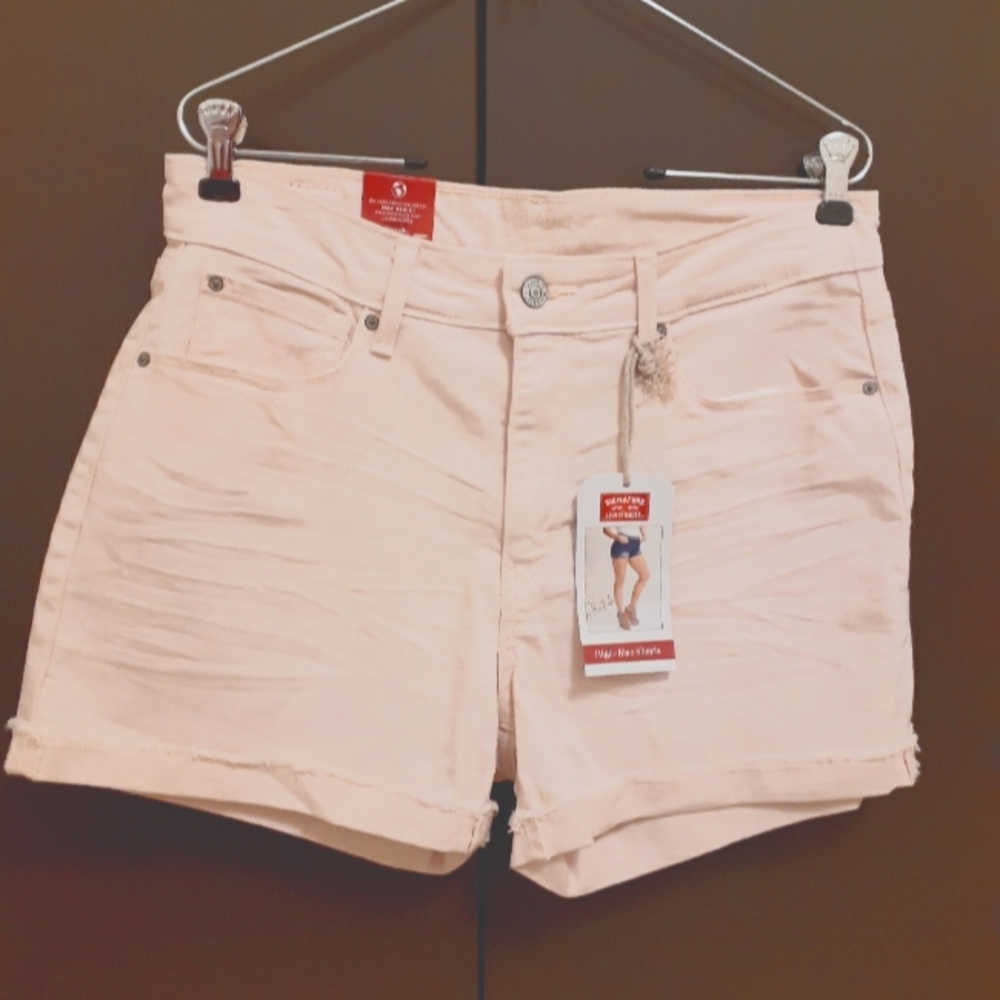 Levi Strauss High-rise Shorts, 10, Light pink